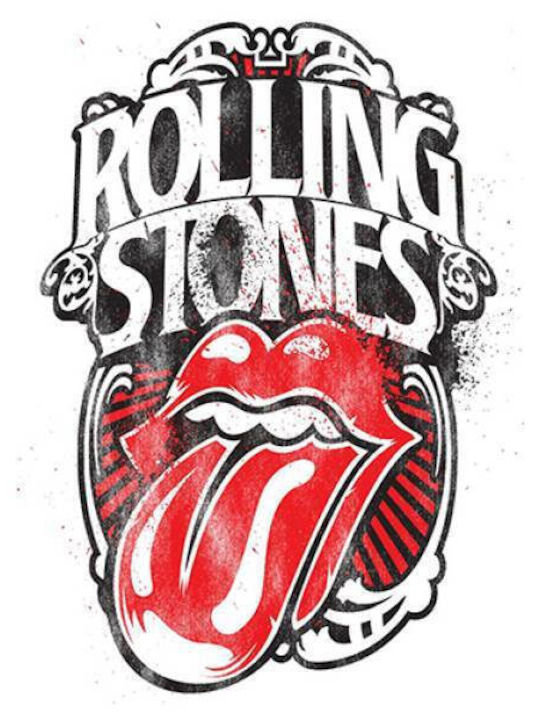 Takeposition Φούτερ Rolling Stones σε Χακί χρώμα