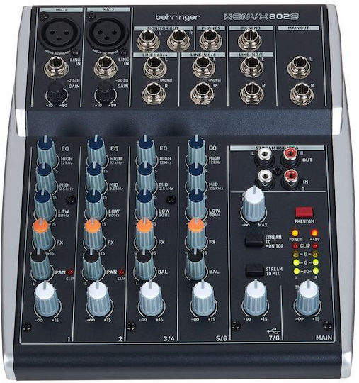 Behringer Xenyx 802S 2 XLR Inputs