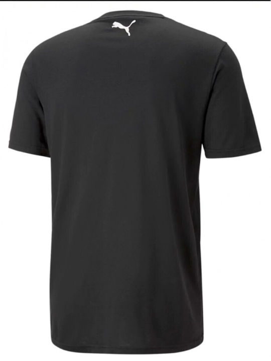 Puma Perimeter Ανδρικό T-shirt Κοντομάνικο Μαύρο