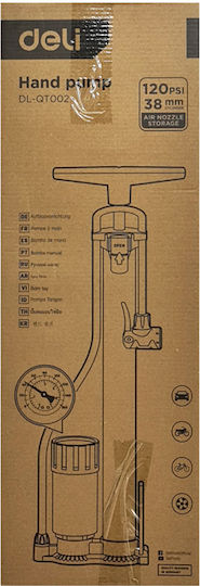 Deli DL-QT002 Pump Air Pump Hand with Manometer