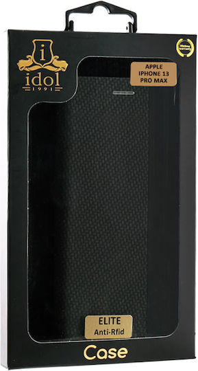 Idol 1991 Anti-rfid Book Δερματίνης Μαύρο (Redmi Note 12 Pro 5G)