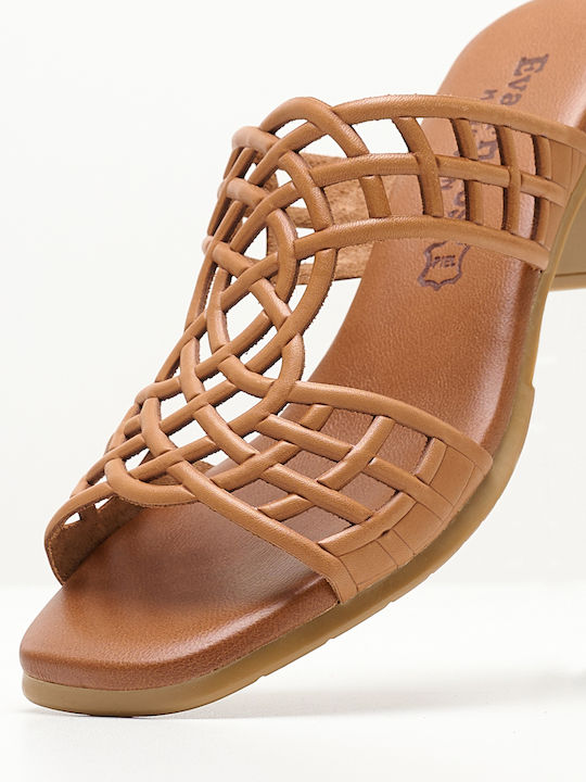 Leder Sandalen Anatomisch Tabac Braun