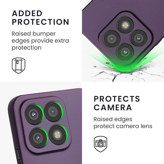 KWmobile Back Cover Σιλικόνης 1.3mm Μωβ (Honor X8a)