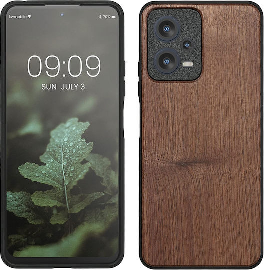 KWmobile TPU Bumper Back Cover Lemn Maro (Redmi Note 12 5G)