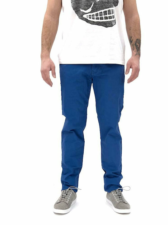 BAKER'S DOZEN CHINO TROUSERS MEN BAKER'S DOZEN BLUE (W16-M-PA-600)