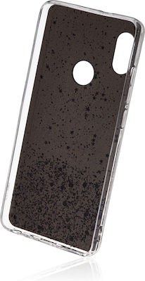 Naxius Glitter Back Cover Black (Redmi Note 5)