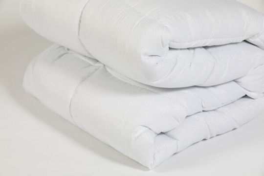 Epiplo-Fos Mattress Topper Semi-Double Polyester with Elastic Straps 120x200x5cm