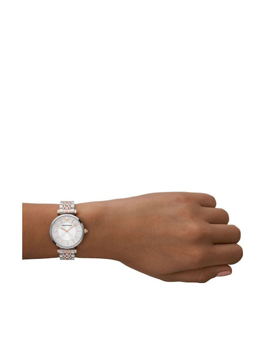 Emporio Armani Gianni T-Bar Women's Watch with Metal Bracelet