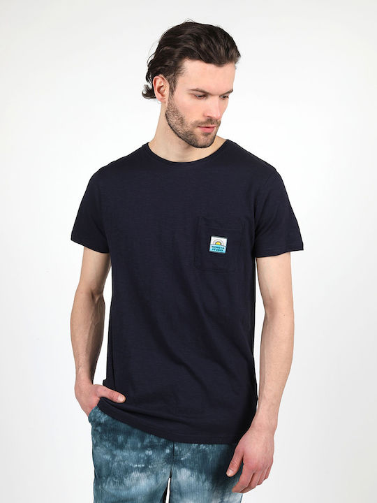 WEMOTO Todd - Pocket T-Shirt [Marineblau] Dunkelblau