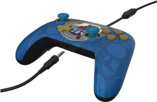 PDP Rematch Wired Gamepad for Switch Hyrule Blue