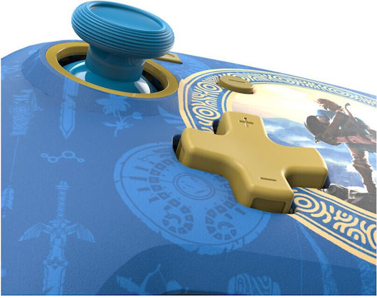 PDP Rematch Wired Gamepad for Switch Hyrule Blue