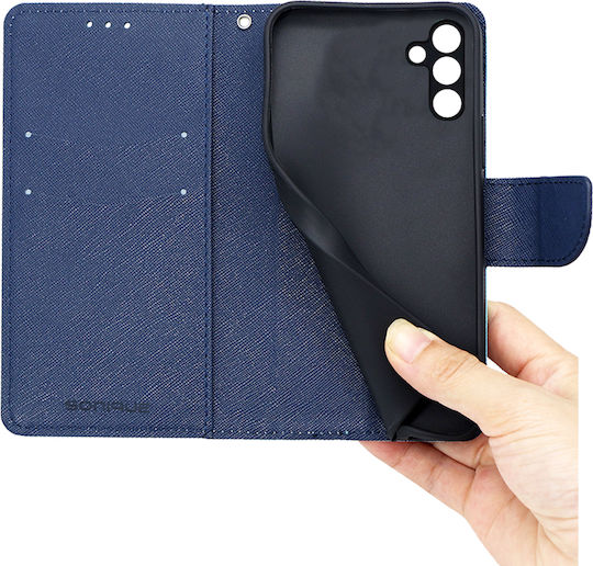 Sonique Trend Book Δερματίνης / Σιλικόνης Γαλάζιο (Galaxy A04s)