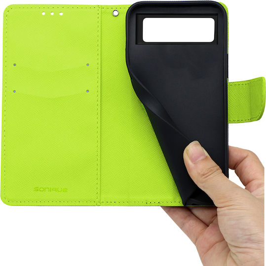 Sonique Trend Book Synthetic Leather / Silicone Navy Blue (Google Pixel 6)