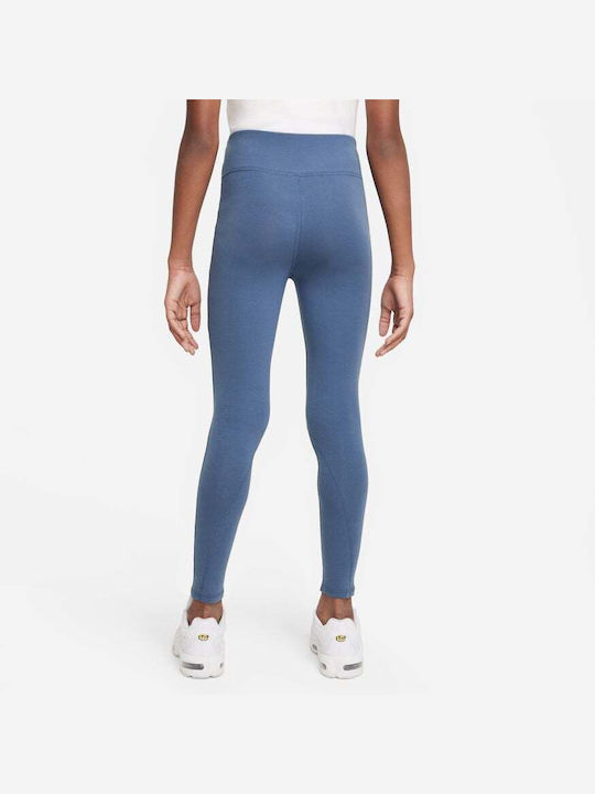 Nike Leggings pentru Copii Sport Lung Albastru