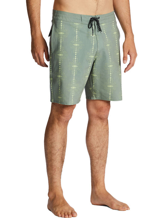 Sundays Costum De Baie Bărbați Bermude Verzi Cu Model