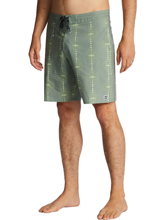 Sundays Costum De Baie Bărbați Bermude Verzi Cu Model
