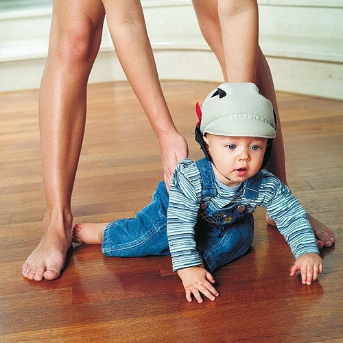 OK Baby No Shock Προστατευτικό Κεφαλής από Ύφασμα σε Navy Μπλε Χρώμα