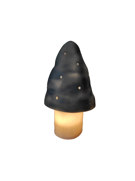 Egmont Led Kids Decorative Lamp Mushroom Small Blue 15x15x28εκ.