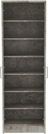 Suport pentru pantofi Sante cu 7 Rafturi Antique Anthracite L60xW37xH183cm