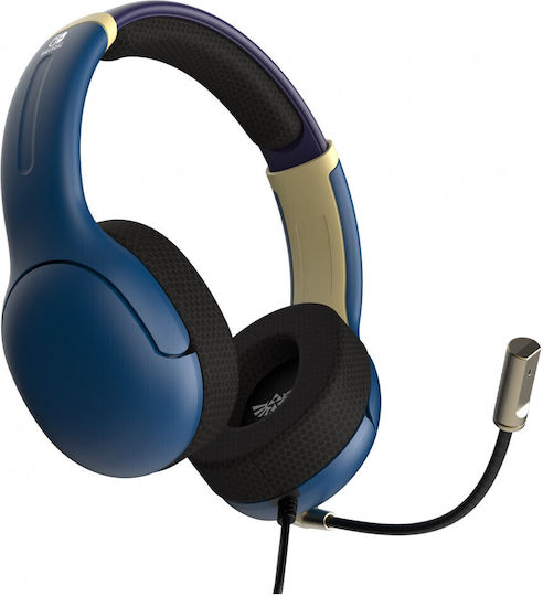 PDP Airlite Switch Over Ear Gaming Headset με σύνδεση 3.5mm Zelda: Hyrule Blue for Nintendo Switch