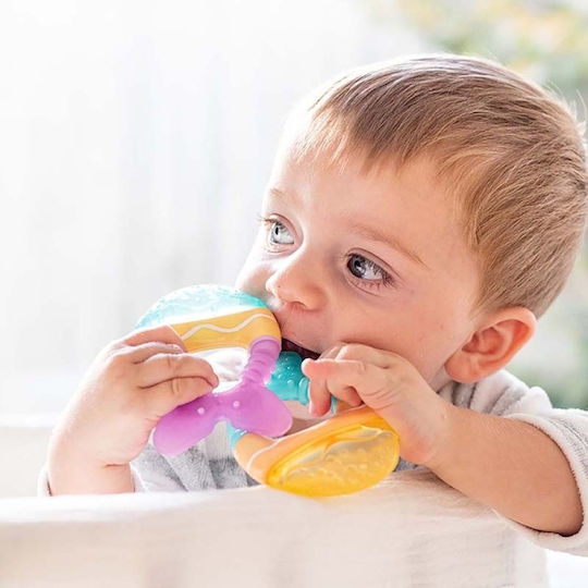 Saro Little Fish Μασητικός Κρίκος Οδοντοφυΐας από Σιλικόνη για 0 m+ 2τμχ