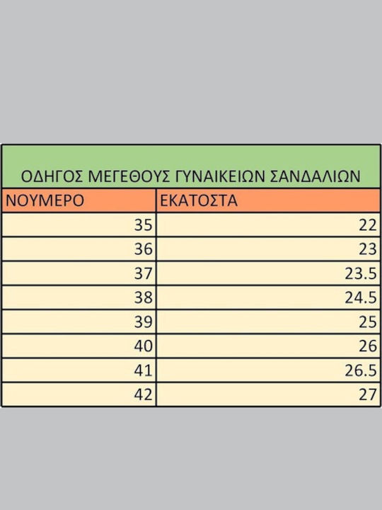 Δερμάτινα Γυναικεία Σανδάλια Μαύρα