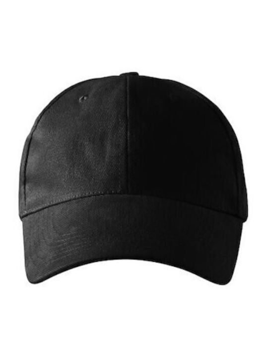 Malfini Kids' Hat Jockey Fabric Black