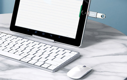 Mcdodo Μετατροπέας USB-C male σε USB-A female Γκρι 1τμχ OT-8730
