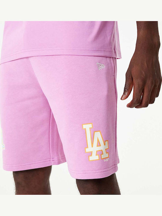 Los Angeles Dodgers Αθλητική Ανδρική Βερμούδα Ροζ