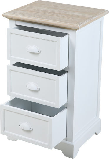 Wooden Bedside Table 35x43x71cm