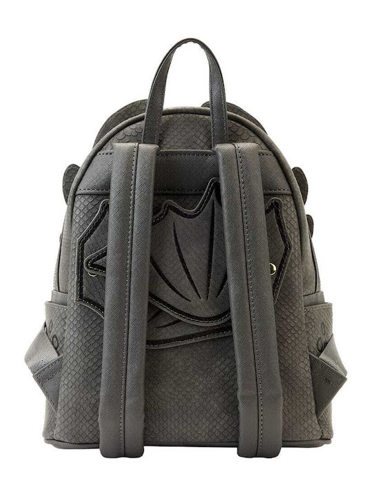 Loungefly How To Train Your Dragon Toothless Kinder Rucksack Grau 25x23x12cm Dreamworks How To Train Your Dragon Toothless Cosplay Mini
