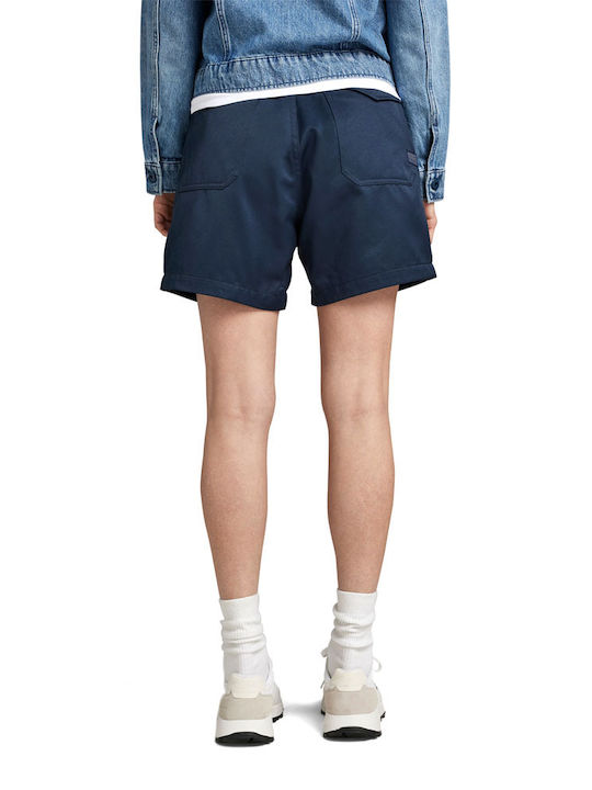G-Star Raw Fatigue Γυναικείο Ψηλόμεσο Σορτς Μπλε
