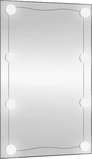 vidaXL Καθρέπτης Ορθογώνιος με LED Φωτισμό