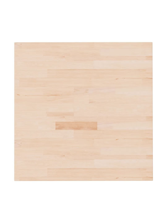 vidaXL Möbeloberfläche aus Massivholz 70x70x4cm 342945