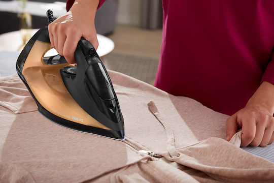 Philips Steamglide Steam Iron 2800W with Non-stick Plate and Continuous Steam Supply 50g/min