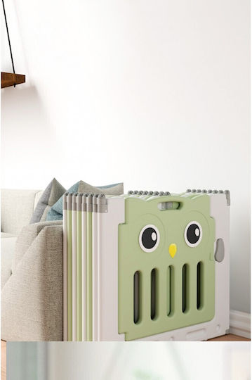 Bike Toys Gard De Joacă Owl Cu Coș De Baschet Și Leagăn Verde