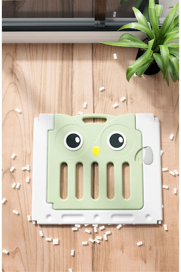 Bike Toys Gard De Joacă Owl Cu Coș De Baschet Și Leagăn Verde
