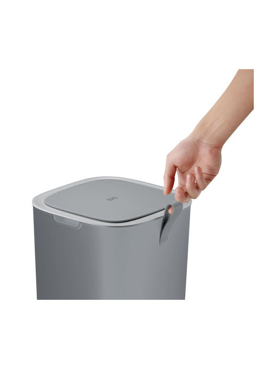 Eko Morandi Coș de Gunoi Plastic cu Senzor Gri 30lt 1buc