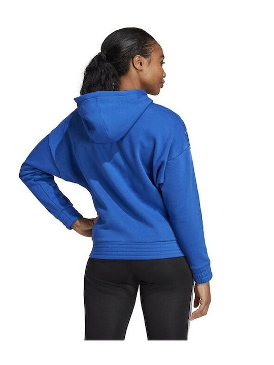 Adidas Tiro 23 League Women's Hooded Sweatshirt Blue