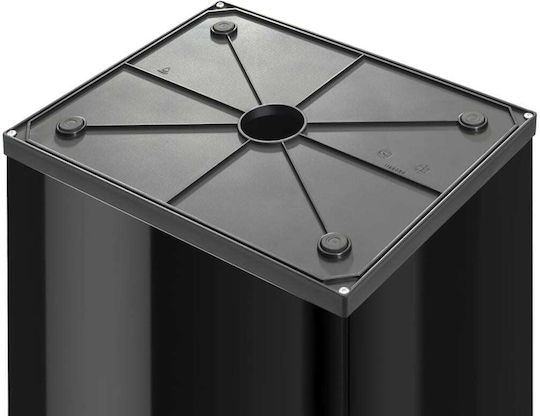 Hailo Coș de Gunoi Plastic Negru 52lt 1buc