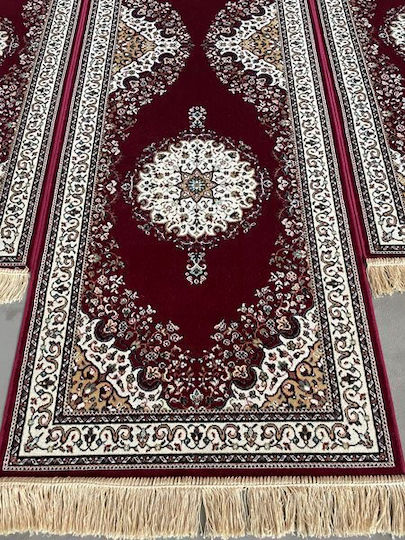 Ragolle 14053-1060 Set Modern Covoare pentru dormitor Palatul Regal Burgundy 14053-1060 3buc