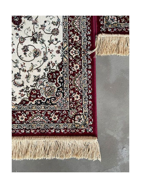 Ragolle 14708-6010 Modern Bedroom Rugs Set Royal Palace Burgundy 3pcs