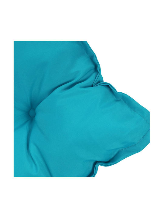 vidaXL Waterproof Garden Chair Cushion Turquoise 6 Pieces 50x50cm