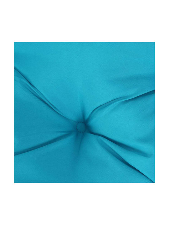 vidaXL Pernă Scaunului De Grădină Waterproof Cu Spătar Turcoaz 2 Buc 61.5x60 cm