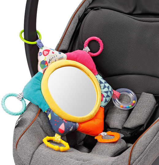 Alouette Pendant Toy for Car with Teether and Mirror Sun for 0++ Months