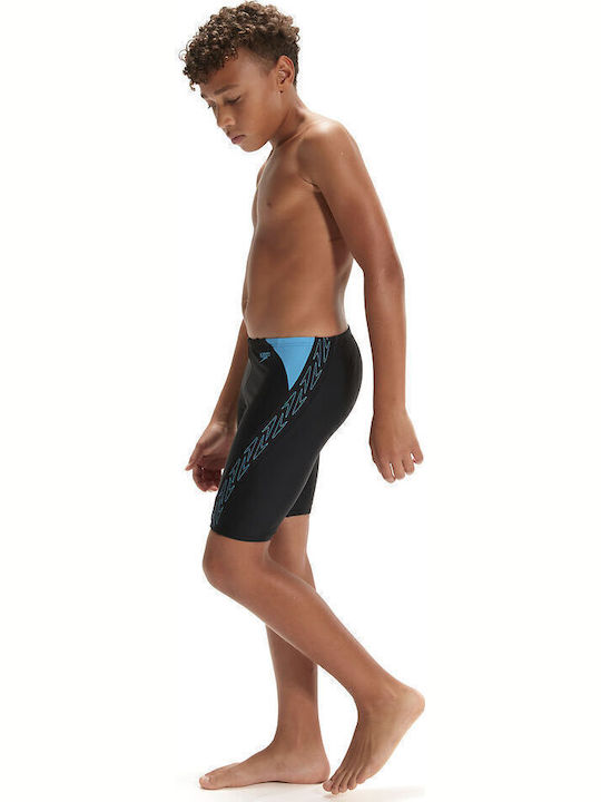 Speedo Hyper Boom Splice Jammer Kinder Badeanzug Jammer Schwarz
