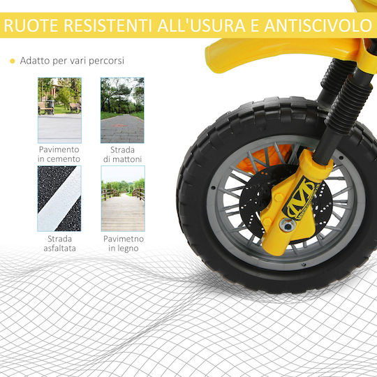 Motocicletă pentru copii Inspirat Electrică Galben
