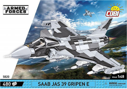 Cobi Конструктори Saab JAS 39 Gripen E за 7+ Години 480 Бройки