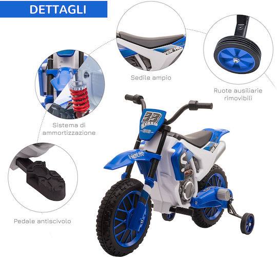 Παιδική Μηχανή Cross Ηλεκτροκίνητη 12 Volt Μπλε για 3+ ετών