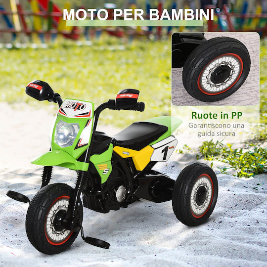 Kids Motorbike Inspired Pedal Green